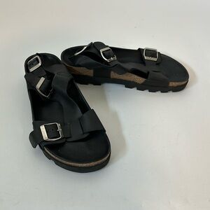 Sixtyseven leather sandals size 39 made in Spain
